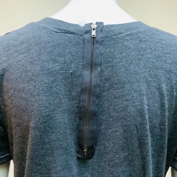 NATION LTD MINI DRESS SIZE MEDIUM BLACK GRAY - Picture 3 of 6